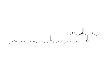 (3R,6S)-Ethyl (3'E,7'E)-2-Methylene-6-(4,8,12-trimethyltrideca-3,7,11-trienyl)-3,7-epoxy-5-heptanoate