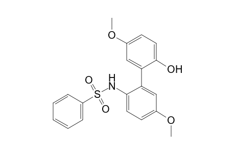 2-Benzenesulphonamido-2'-hydroxy-5,5'-dimethoxybiphenyl