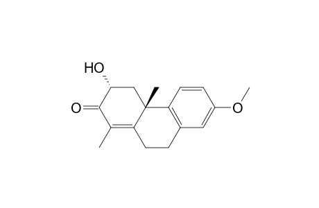 2(3H)-Phenanthrenone, 4,4a,9,10-tetrahydro-3-hydroxy-7-methoxy-1,4a-dimethyl-, trans-(.+-.)-