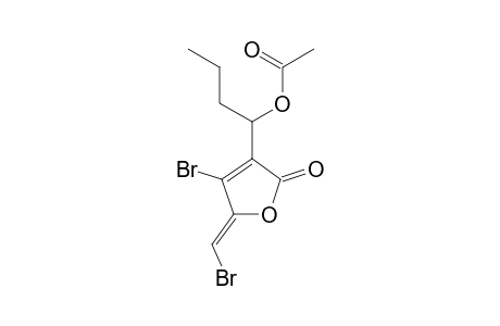 (E)-3-(1-ACETOXYBUTYL)-4-BROMO-5-(BROMOMETHYLENE)-2-(5H)-FURANONE;ACETOXYFIMBROLIDE