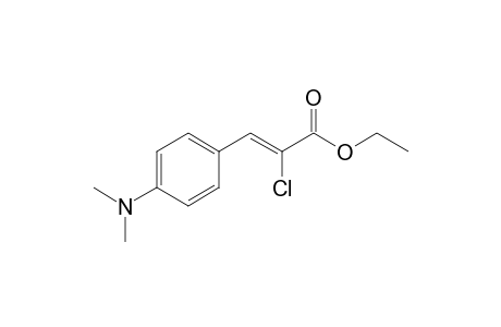 2-Propenoic acid, 2-chloro-3-[4-(dimethylamino)phenyl]-, ethyl ester