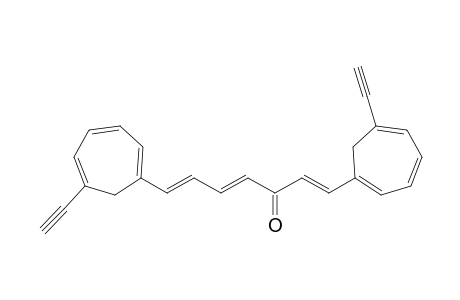 (1E,4E,6E)-1,7-bis(6-ethynyl-1-cyclohepta-1,3,5-trienyl)-3-hepta-1,4,6-trienone