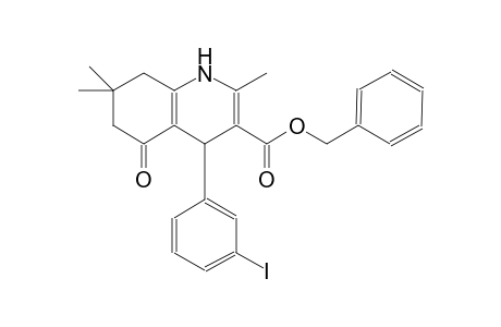 benzyl 4-(3-iodophenyl)-2,7,7-trimethyl-5-oxo-1,4,5,6,7,8-hexahydro-3-quinolinecarboxylate