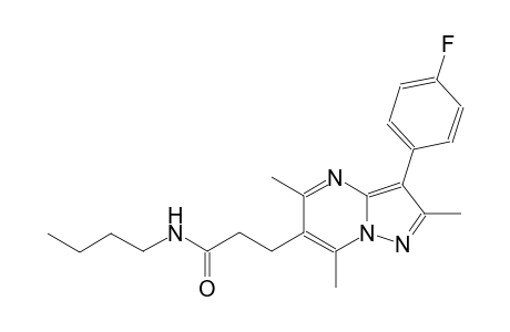 pyrazolo[1,5-a]pyrimidine-6-propanamide, N-butyl-3-(4-fluorophenyl)-2,5,7-trimethyl-