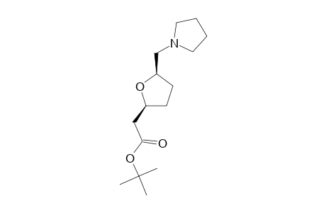 TERT.-BUTYL-[5-(PYRROLIDIN-1-YLMETHYL)-TETRAHYDROFURAN-2-YL]-ACETATE;MAJOR-DIASTEREOMER