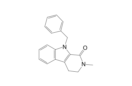 2-Methyl-9-(phenylmethyl)-3,4-dihydropyrido[3,4-b]indol-1-one