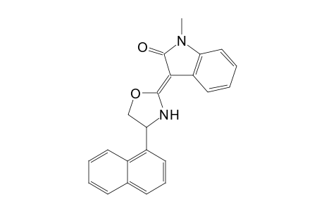 1-Methyl-3-[4'-(naphth-1"-yl)-1',3'-oxazolidin-2'-ylidene]-2-oxoindole