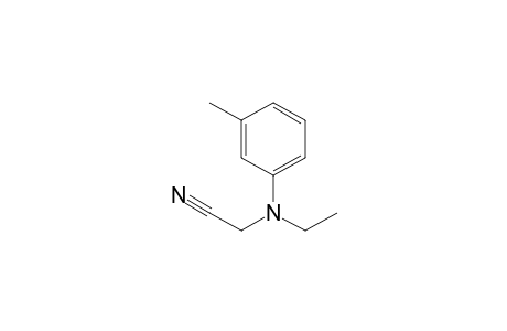 2-(ethyl(3-methylphenyl)amino)acetonitrile