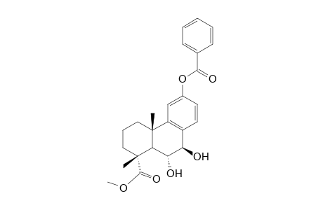 Methyl 12-Benzoyloxy-6.alpha.,7.beta.-dihydroxypodocarpa-8,11,13-trien-19-oate