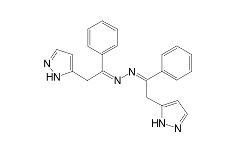 1-Ethanone, 1-phenyl-2-(1H-pyrazol-5-yl)-, [1-phenyl-2-(1H-pyrazol-5-yl)ethylidene]hydrazone