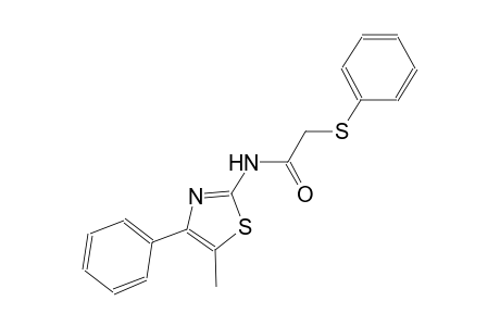 N-(5-methyl-4-phenyl-1,3-thiazol-2-yl)-2-(phenylsulfanyl)acetamide