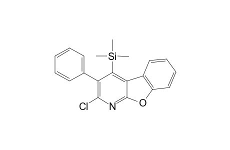 2-Chloro-3-phenyl-4-trimethylsilylbenzofuro[2,3-b]pyridine