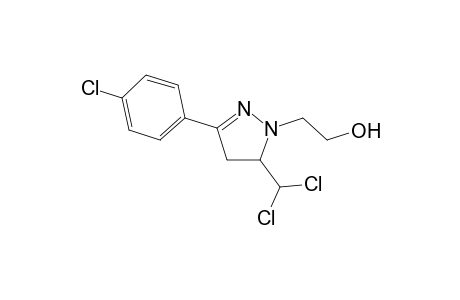 5-Dichloromethyl-3-(4-chlorophenyl)-1-(2-hydroxyethyl)-2-pyrazoline