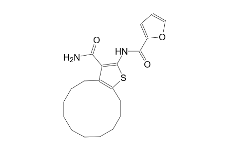 N-[3-(aminocarbonyl)-4,5,6,7,8,9,10,11,12,13-decahydrocyclododeca[b]thien-2-yl]-2-furamide