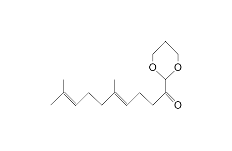 (5,9-Dimethyl-1-oxo-4,8-decadienyl)-1,3-dioxane
