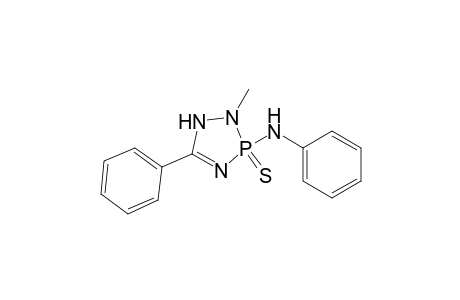 3H-1,2,4,3-Triazaphosphol-3-amine, 1,2-dihydro-2-methyl-N,5-diphenyl-, 3-sulfide