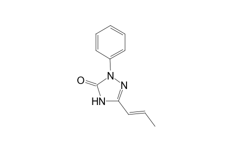 2-Phenyl-5-[(E)-prop-1-enyl]-1H-1,2,4-triazol-3-one