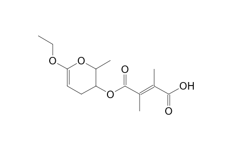 2-Ethoxy-5-(dimethylfumaryl)-6-methyl-3,4-dihydro-2H-pyran