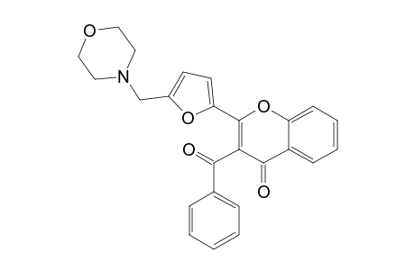 3-Benzoyl-2-[5-(morpholinomethyl)fur-2-yl]-4H-chromen-4-one