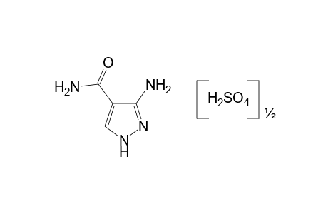 3-Amino-1H-pyrazole-4-carboxamide hemisulfate