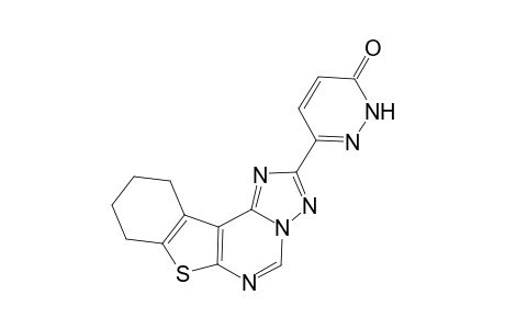 3(2H)-Pyridazinone, 6-(8,9,10,11-tetrahydro[1]benzothieno[3,2-e][1,2,4]triazolo[1,5-c]pyrimidin-2-yl)-