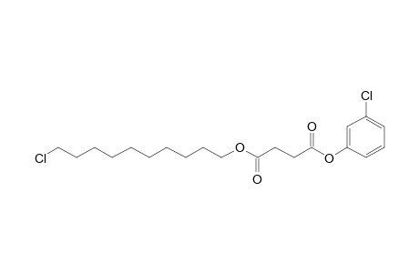 Succinic acid, 3-chlorophenyl 10-chlorodecyl ester