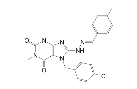 4-methylbenzaldehyde [7-(4-chlorobenzyl)-1,3-dimethyl-2,6-dioxo-2,3,6,7-tetrahydro-1H-purin-8-yl]hydrazone