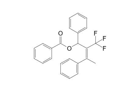 (E)-1,3-Diphenyl-2-(trifluoromethyl)-2-butenyl benzoate