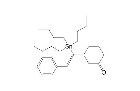(Z)-3-(2-Phenyl-1-tributylstannylethenyl)cyclohexanone