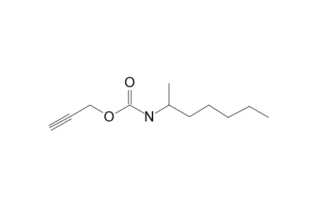 Carbonic acid, monoamide, N-hept-2-yl-, propargyl ester