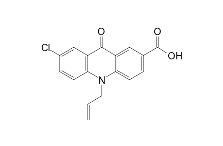 10-Allyl-7-chloro-9-oxo-9,10-dihydro-acridine-2-carboxylic acid