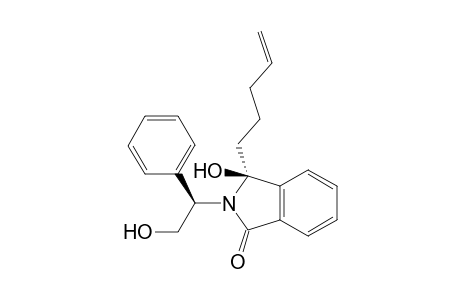 (3S)-3-hydroxy-2-[(1R)-2-hydroxy-1-phenyl-ethyl]-3-pent-4-enyl-isoindolin-1-one