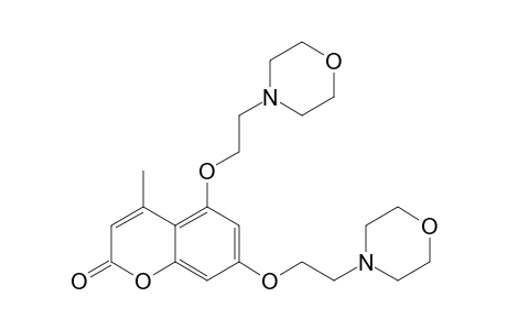 5,7-bis(2-morpholinoethoxy)-4-methylcoumarin