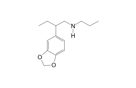 N-Propyl-2-(3,4-methylenedioxyphenyl)butan-1-amine