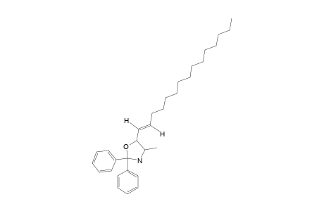 2,2-DIPHENYL-5-[(E)-PENTADEC-1-EN-1-YL]-4-METHYLOXAZOLIDINE