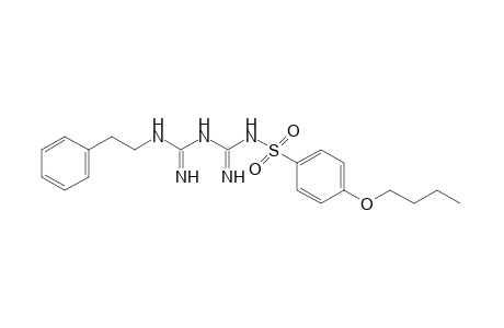 1-[(p-butoxyphenyl)sulfonyl]-5-phenethylbiguanide