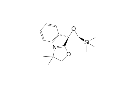 (1R*,2S*)-2-Trimethylsilyl-1-(4,4-dimethyl-2-oxazolin-2-yl)-1-phenylepoxyethane