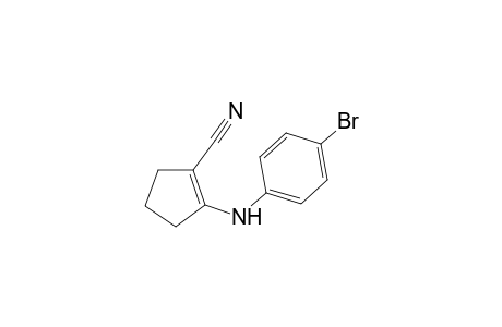 2-(4-Bromoanilino)-1-cyclopentene-1-carbonitrile