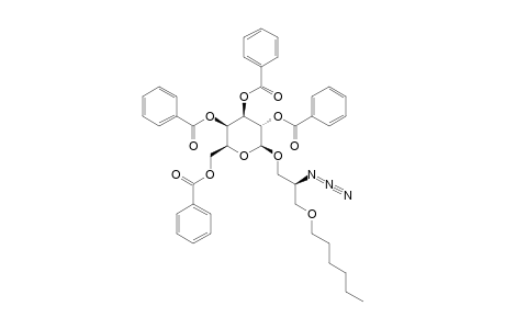 2-AZIDO-3-O-(2,3,4,6-TETRA-O-BENZOYL-BETA-D-GALACTOPYRANOSYL)-2-DEOXY-1-O-HEXYL-SN-GLYCEROL
