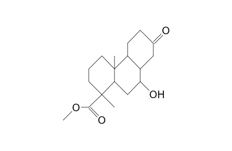 7a-Hydroxy-13-oxo-(8aH)-podocarpan-18-oic acid, methyl ester