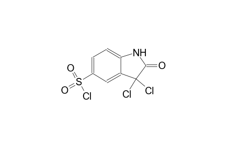 1H-Indole-5-sulfonoyl chloride, 3,3-dichloro-2,3-dihydro-2-oxo-