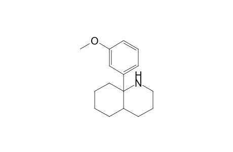 8a-(3'-Methoxyphenyl)-decahydroquinoline