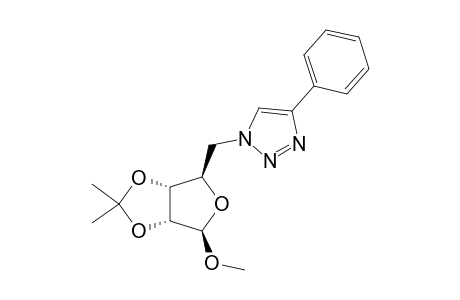 METHYL-5-DEOXY-1,2-O-ISOPROPYLIDENE-5-C-(4-PHENYL-1,2,3-TRIAZOL-1-YL)-BETA-D-RIBOFUTANOSIDE