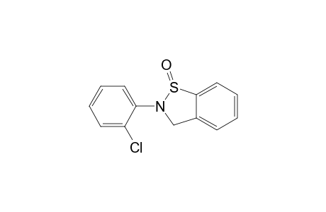2,3-Dihydro-2-(2'-chlorophenyl)-1,2-benzothiazole-1-oxide