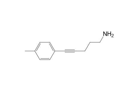 5-(4-Methylphenyl)pent-4-ynylamine