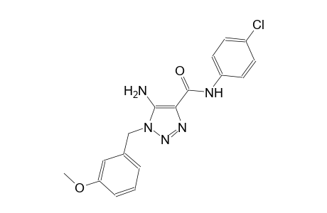 1H-1,2,3-triazole-4-carboxamide, 5-amino-N-(4-chlorophenyl)-1-[(3-methoxyphenyl)methyl]-