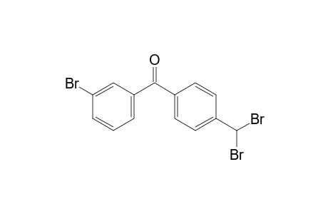 (3-bromophenyl)-[4-(dibromomethyl)phenyl]methanone