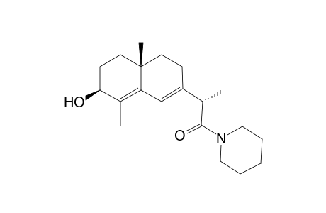 (2S)-2-[(4aS,7S)-4a,8-dimethyl-7-oxidanyl-4,5,6,7-tetrahydro-3H-naphthalen-2-yl]-1-piperidin-1-yl-propan-1-one