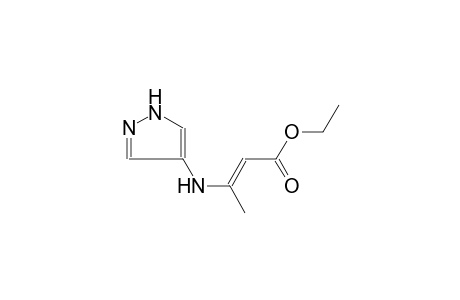 2-butenoic acid, 3-(1H-pyrazol-4-ylamino)-, ethyl ester, (2E)-