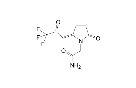 2-(2-oxo-5-(3,3,3-trifluoro-2-oxopropylidene)pyrrolidin-1-yl)acetamide